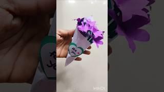 #Easy#DiyCraft#Flower Bouquet Idea#Beautiful Flower Bouquet Making idea#diy#craft#youtubeshorts