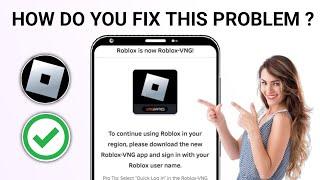 How to Fix Roblox VNG Update Error | How to fix Roblox region problem | Roblox Error Now Roblox VNG