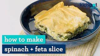 Spinach and Feta Slice | Family Dinner Recipes | Kidspot