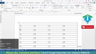 How to Make MCQ's Paper In MS Word Urdu/Hindi