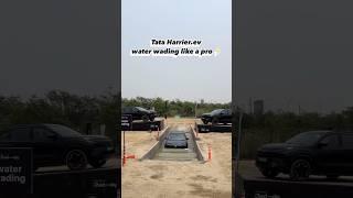 Tata HARRIER EV WATER WADING TEST!