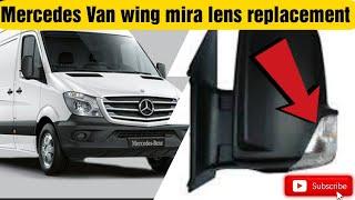 mercedes sprinters wing mirror indicator lens replacement