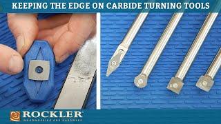 How to Keep Your Carbide Cutter Turning Tools Sharp | Rockler Demo