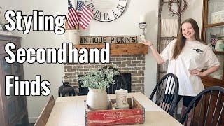 Styling My Secondhand Finds | ANTIQUE FARMHOUSE DECOR