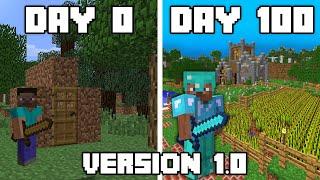 I Tried to Survive 100 Days in Original Hardcore Minecraft..