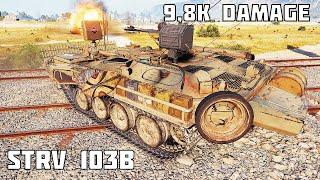 Strv 103B • 9,8K DAMAGE 8 KILLS • World of Tanks