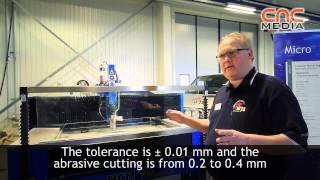 Launch of new machine model NCM 10 Micro from Water Jet Sweden. [English subtitles]