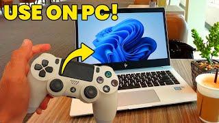 How To Use PS4 Controller on PC! DualShock 4 PC (DS4Windows)