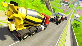 HT Gameplay # 17 | Monster Trucks vs Epic High Speed Ramps & Big Small Cars vs Massive Speed Bumps