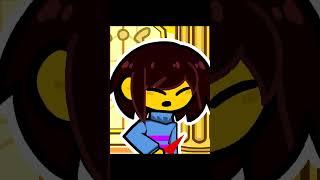 Фриск флиртует с Чарой #shorts #undertale #андертейл #комикс #санс