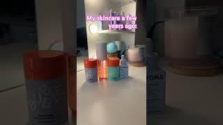 The evolution of my skincare! ￼#preppy #sephora #viral #virlshort #shorts #fy #fyp #foryou #slay