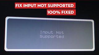 How to Fix Input Not Supported Display Monitor Windows 11/10 (EASY)