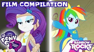 Equestria Girls | FULL FILMS: Rainbow Rocks & Equestria Girls | My Little Pony MLPEG | 2 HOURS