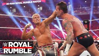 Cody Rhodes outlasts everyone to win Men's Royal Rumble Match: Royal Rumble 2024 highlights