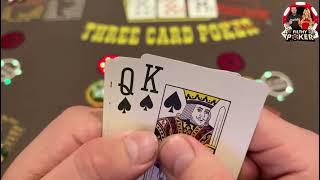 $1000 BET BLIND 3 CARD POKER!