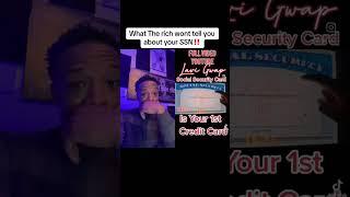 The Rich Wont Tell You This‼️ #sauceboss #richsecrets #secret #lifehacks #credit #creditcards #ssn