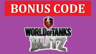 Free BONUS CODE World of Tanks Blitz - STREAM REWARDS!!!  (БОНУС КОД  WOT Blitz)