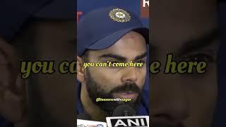 Virat Kohli's epic reply to reporter  #viratkohli #shorts