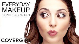 Classy Everyday Makeup Tutorial with Sona Gasparian | COVERGIRL