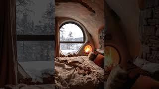 Blizzard Cozy Cabin: Fireplace Warmth, Healing Ambiance, Sleep Aid"