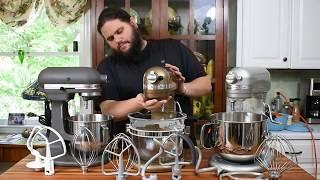 Comparison of Kitchenaid's Bowl-Lift Stand Mixers