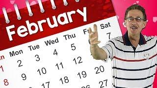 It's February | Kids Calendar Song | Valentine's Day, Groundhog Day, Presidents' Day | Jack Hartmann