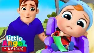 No, Quiero El Cinturón De Seguridad ️| Canciones Infantiles | Little Angel Y Amigos