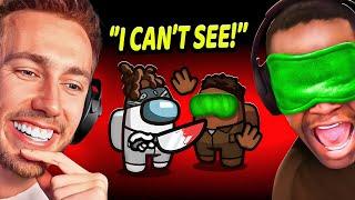 MINIMINTER REACTS TO BLINDFOLD SIDEMEN AMONG US (FULL VOD)