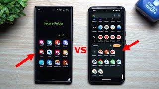 Samsung's Secure Folder vs Google's Private Space | In-Depth Comparison