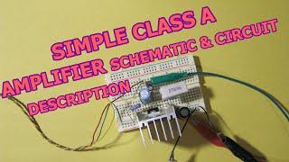 Build this Amazingly simple class A amplifier