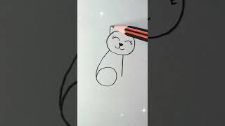 How to draw pussy cat for kids || Ov art's