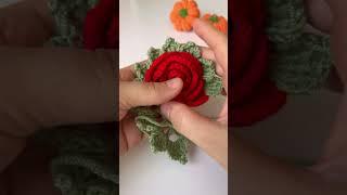 Örgü Gül Yapımı Kanalımda Easy Crochet Rose Flower Pattern For Beginners