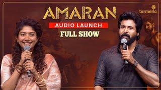 Amaran Audio Launch | Full Show | #sivakarthikeyan | #saipallavi | #Rajkumar | @TurmericMedia