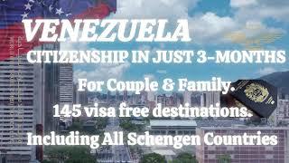 Venezuela citizenship in just 3 months Welcome to World Wise Travel Consultant  LLC.
