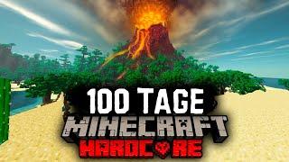 Ich überlebe 100 Tage auf einer einsamen Insel in Minecraft