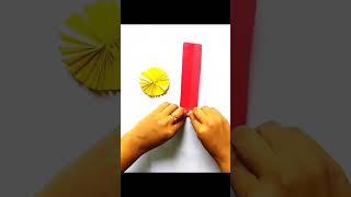 Beautiful Wall Hanging Craft Idea With Paper/DIY Craft #viral#tranding #youtubeshorts#papercraft