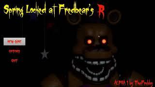 CHASED BY FREDBEAR! || SPRING LOCKED AT FREDBEAR'S || FNaF fan game