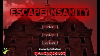 Escape Insanity Escape Game Full Walkthrough 脱出ゲーム 攻略 (selfdefiant Melting-Mindz)