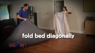 CordaRoy's King Size Bean Bag Bed Video