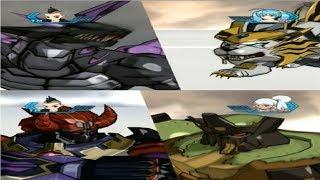 Bakugan Battle Brawlers: Leonidas & Vladitor vs Tigrerra & Gorem