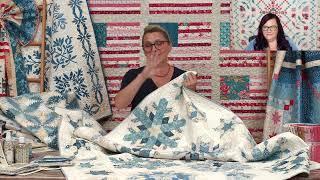 Quilting Window LIVE with Edyta Sitar -  Flag Block Tutorial & Trunk Show!