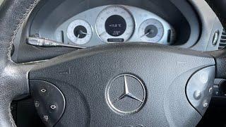 Mercedes E Class Clock Setting W211 2006 How to set the clock time and date