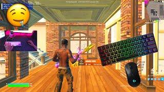 HK Gaming GK61 ASMR  Brown Switches Chill Keyboard Fortnite Tilted Zonewars Gameplay 