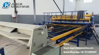 Full automatic wire mesh welding machine can make both panel and roll mesh