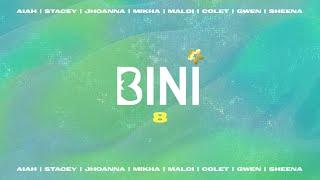 BINI - 8 (Lyrics)