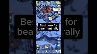 Best bear hunt hero Whiteout Survival #whiteoutsurvival #ShieldWhiteoutSurvival