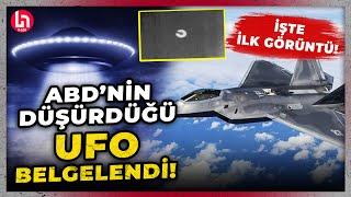 19 ay sır gibi saklandı! ABD'nin düşürdüğü UFO'nun görüntüleri ilk kez paylaşıldı!