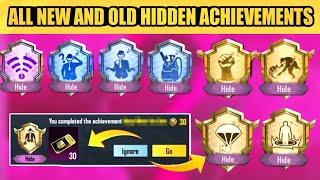 All Hidden Achievements In PUBG | Top 8 Hidden Achievement In PUBG | New Hidden Achievement In PUBGM