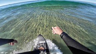 POV Skimboarding Crystal Clear Waves