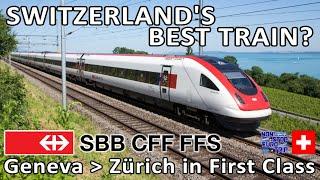 SWITZERLAND'S BEST TRAIN? / SBB ICN FIRST CLASS REVIEW FROM GENEVA TO ZÜRICH